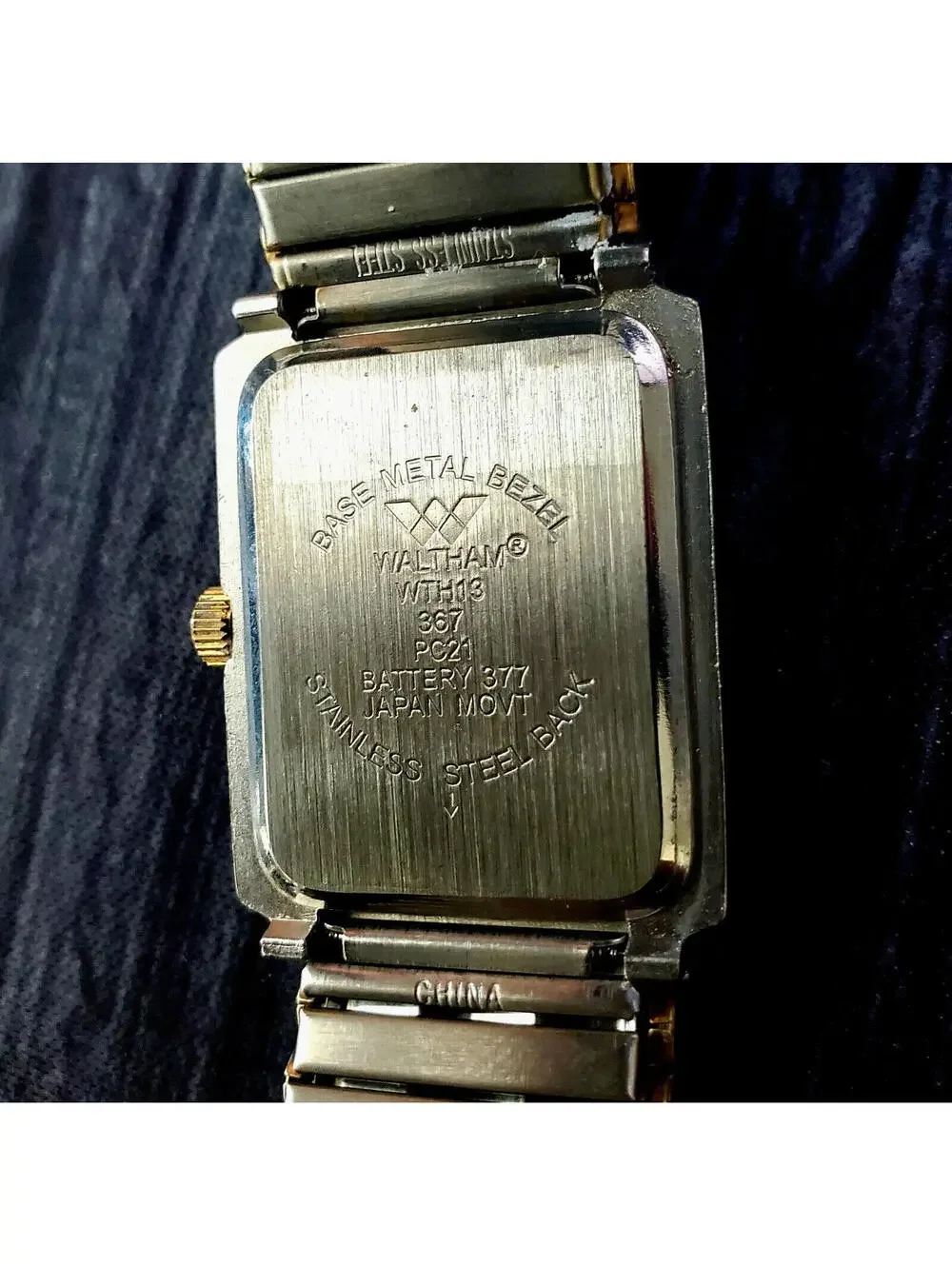 Rare Vintage Waltham Prestige‎ Diamond Mens Watch Box Papers